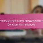 Чек-лист для порівняння статистики чеських тенісистів