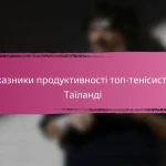 Показники продуктивності провідних тенісистів у Китаї